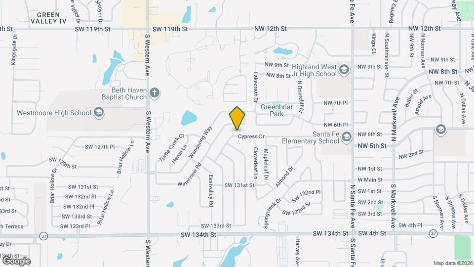 521 Cypress Dr Map and Location Details
