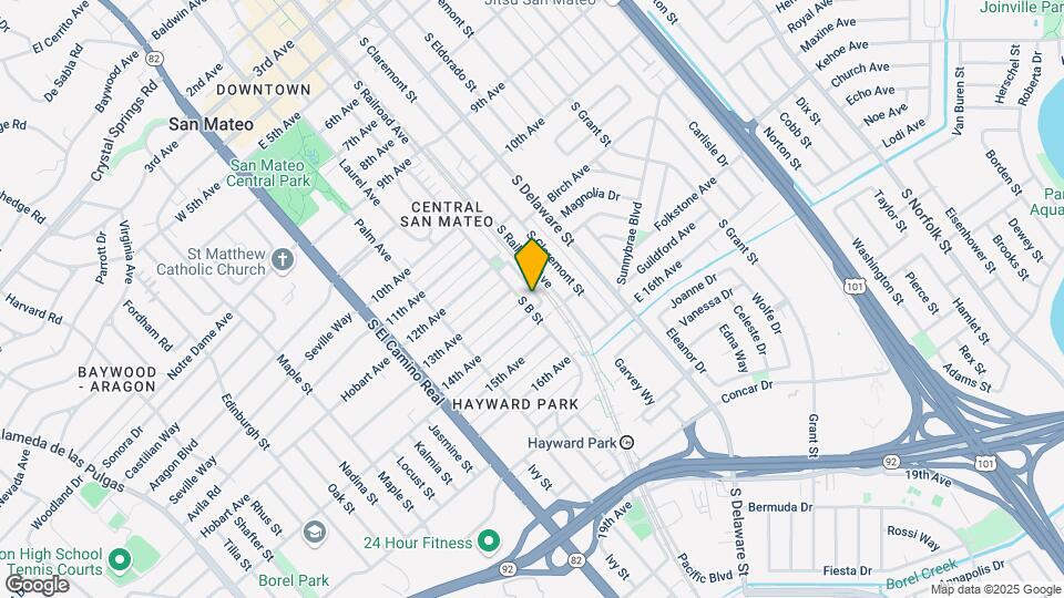 1321 S B St Map and Location Details