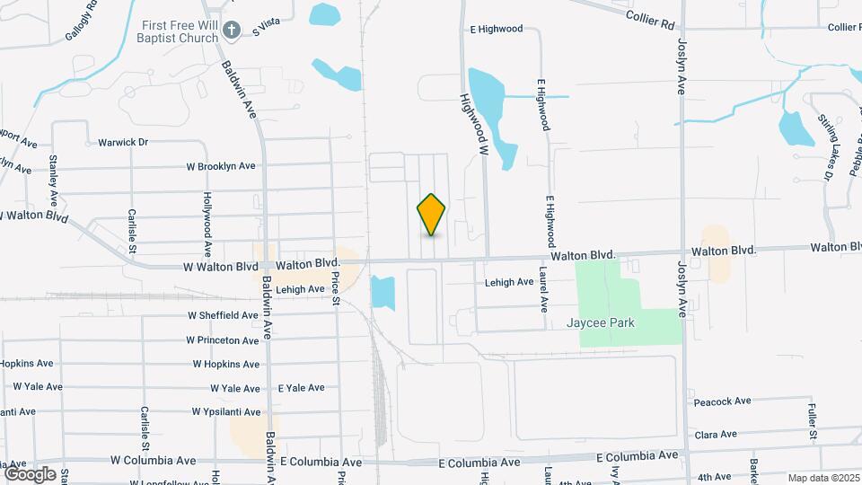 229 E Walton Blvd Map and Location Details