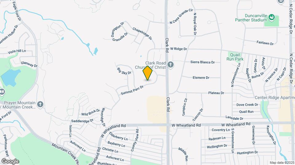 7231 Summit Parc Dr Map and Location Details
