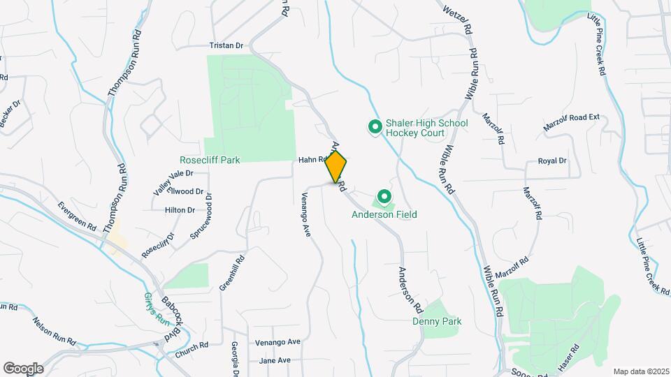 1365 Anderson Rd Map and Location Details