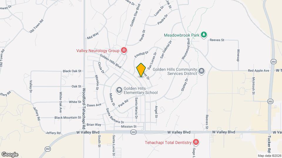 21420 Golden Hills Blvd Mapa y Detalles de la Ubicación