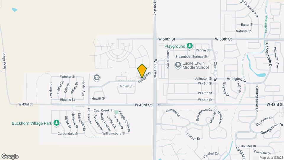 2940 Kincaid Dr Mapa y Detalles de la Ubicación