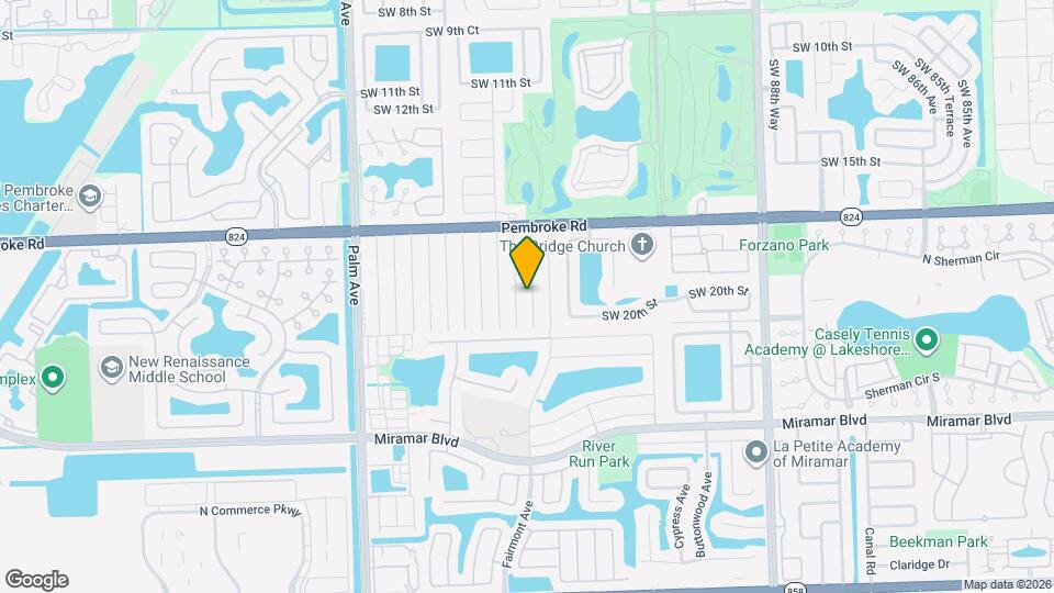 1904 SW 96th Ave Map and Location Details
