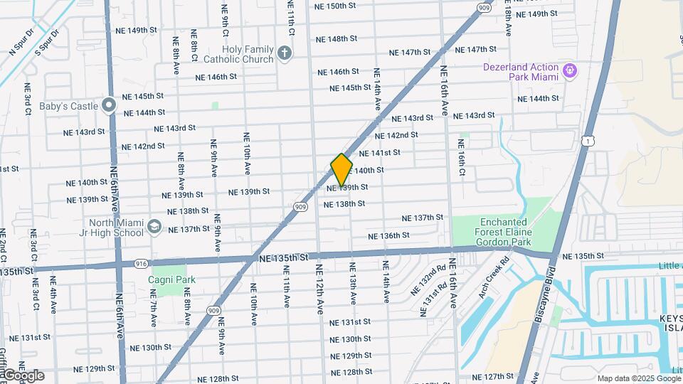 1280 NE 139th St Map and Location Details