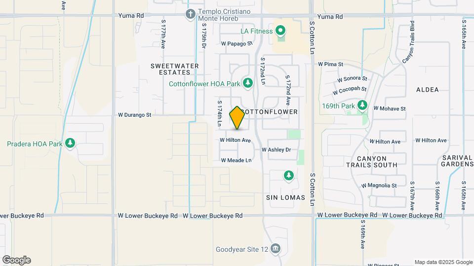 17367 W Elizabeth Ave Map and Location Details