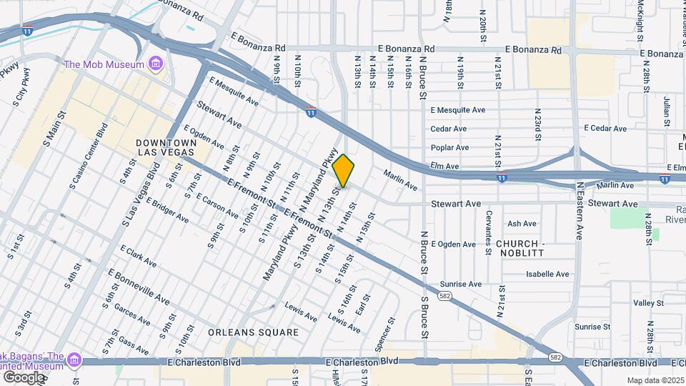 218 N 13th St Map and Location Details