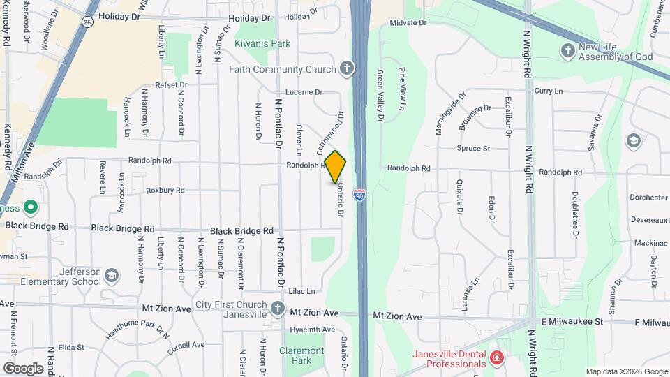 1825 Ontario Dr Mapa y Detalles de la Ubicación