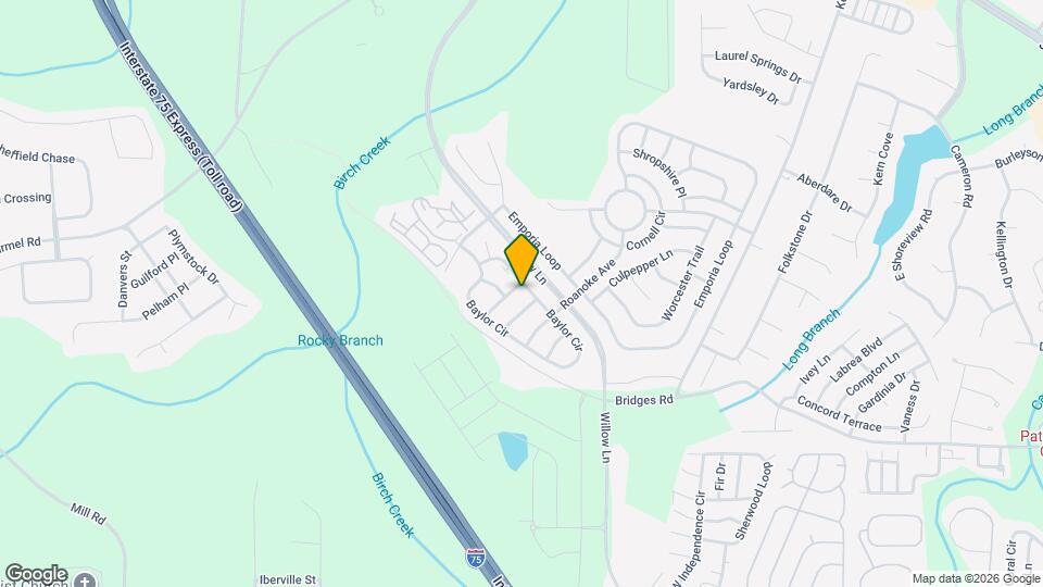 3644 Moon Crest Dr Map and Location Details