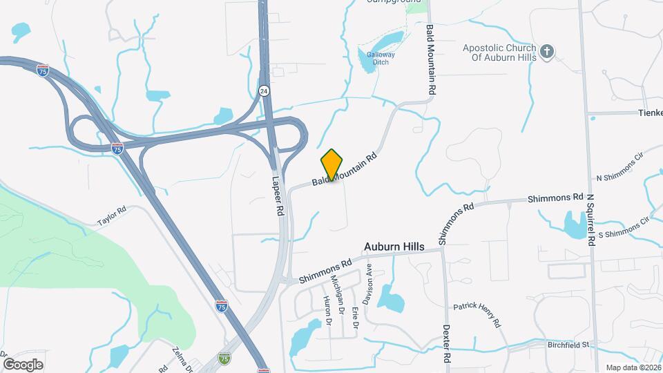 3356 Bald Mountain Rd Map and Location Details