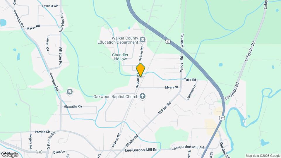 1217 Osburn Rd Map and Location Details