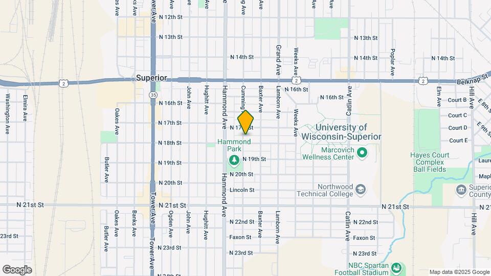 1716 Cumming Ave Map and Location Details
