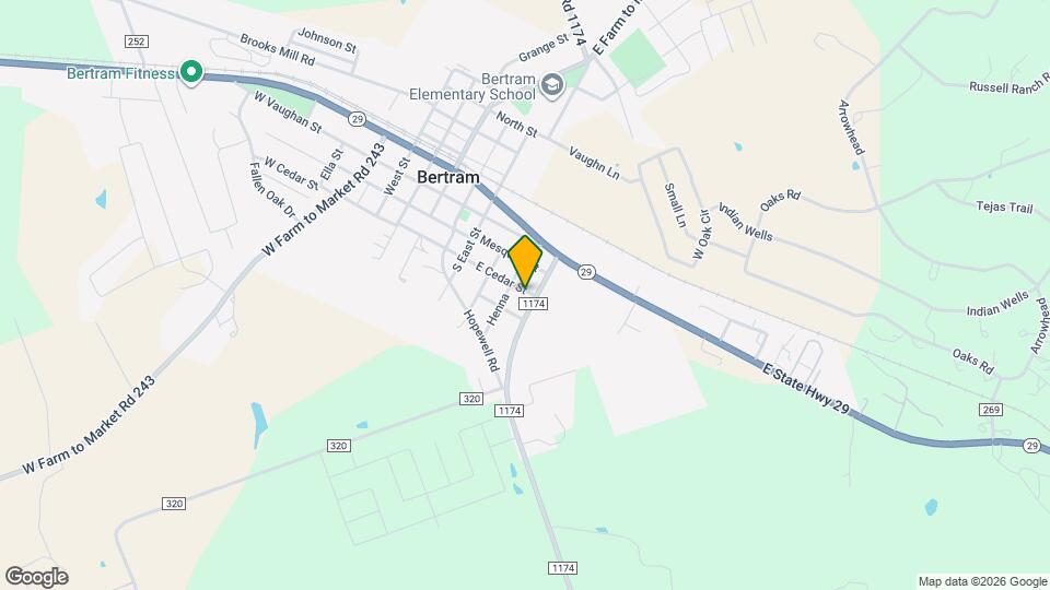 554 E Cedar St Map and Location Details