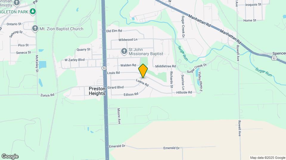 201 Luana Rd Map and Location Details