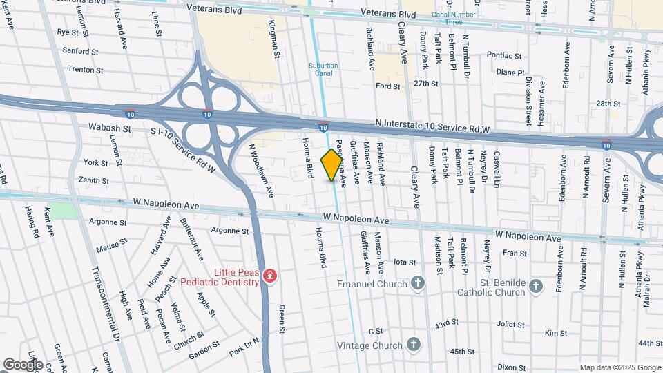 4205 Yates St Mapa y Detalles de la Ubicación
