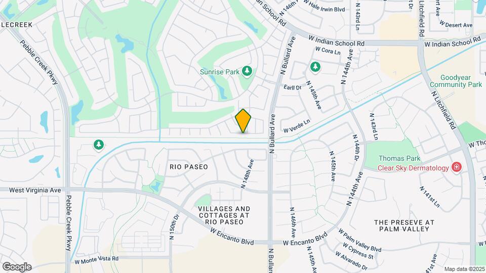 14813 W Verde Ln Map and Location Details