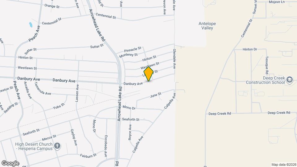 19127 Danbury Ave Map and Location Details