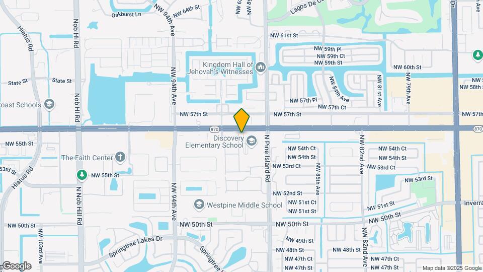5586 NW 90th Terrace Map and Location Details