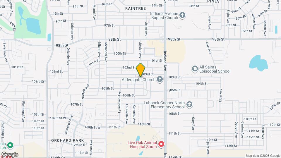 3518 104th St Map and Location Details