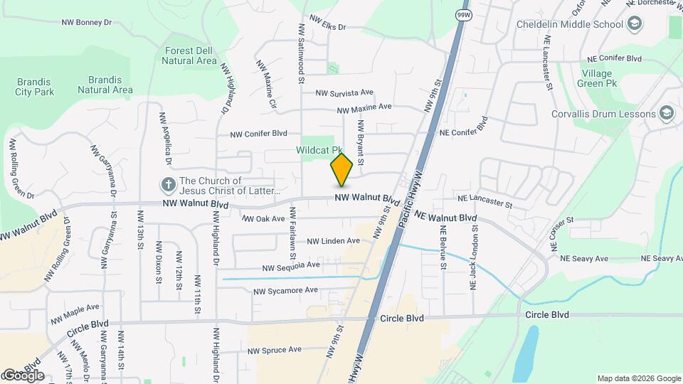 585 NW Walnut Blvd Map and Location Details