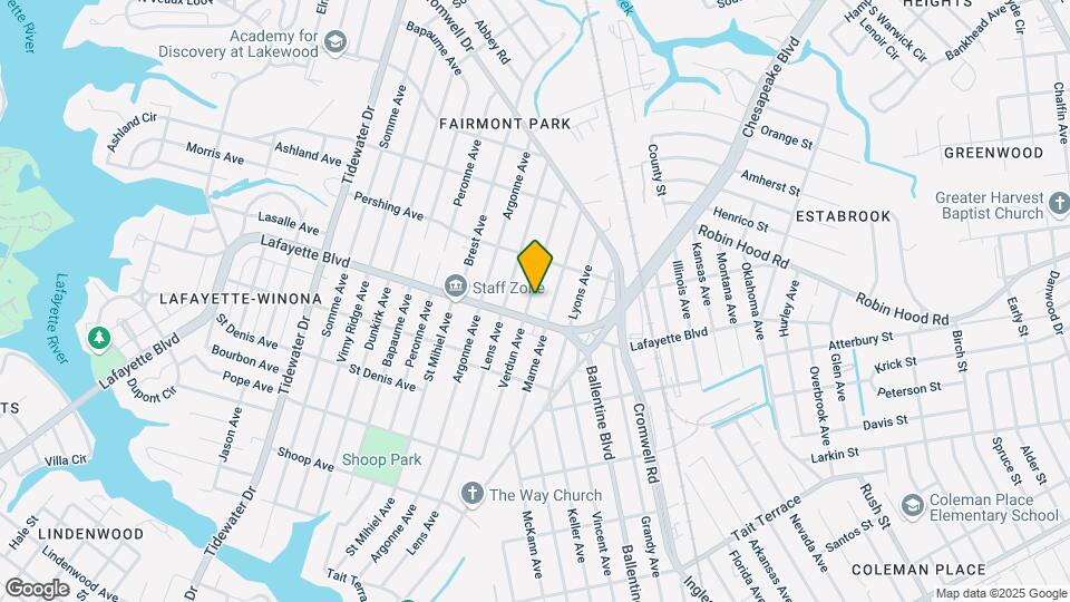 3212 Verdun Ave Map and Location Details