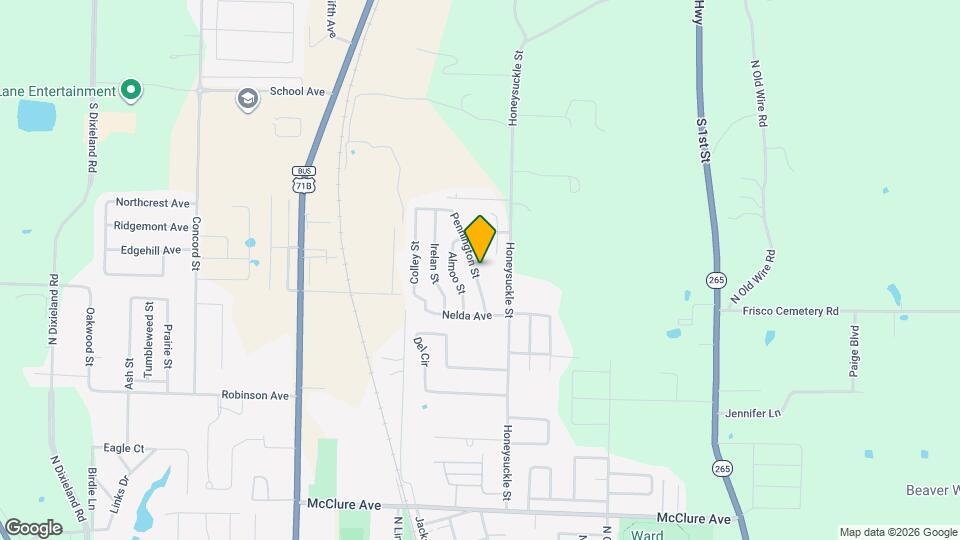 723 Pennington St Map and Location Details