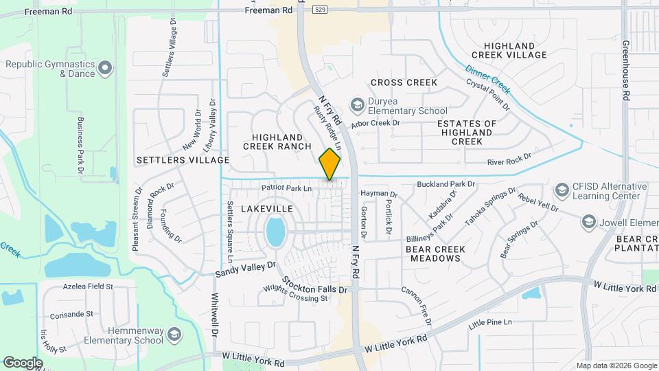 20534 Patriot Park Ln Map and Location Details