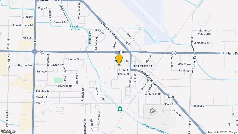 3808 Griffin St Map and Location Details