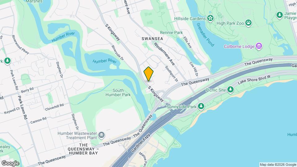 15 S Kingsway Map and Location Details