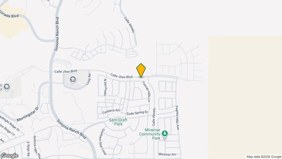 2526 Tuscan Hills Ln Map and Location Details