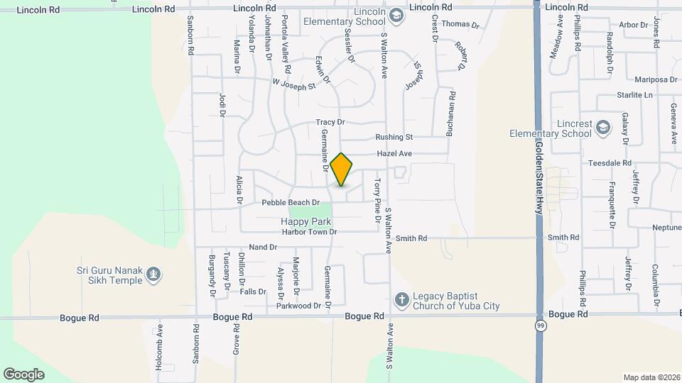 1727 Wingfoot Dr Map and Location Details