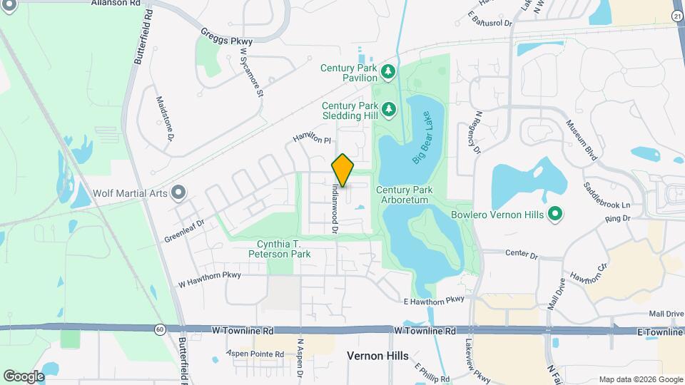 1012 Centurion Ln Map and Location Details