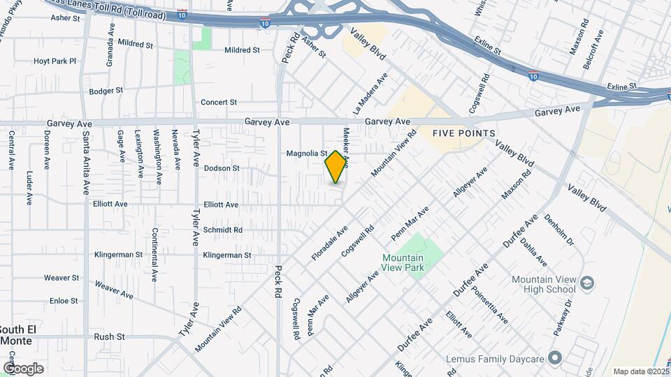 2625 Meeker Ave Map and Location Details