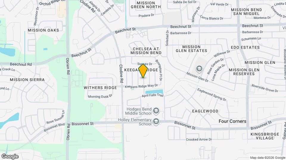 8506 Chancellorsville Ln Mapa y Detalles de la Ubicación