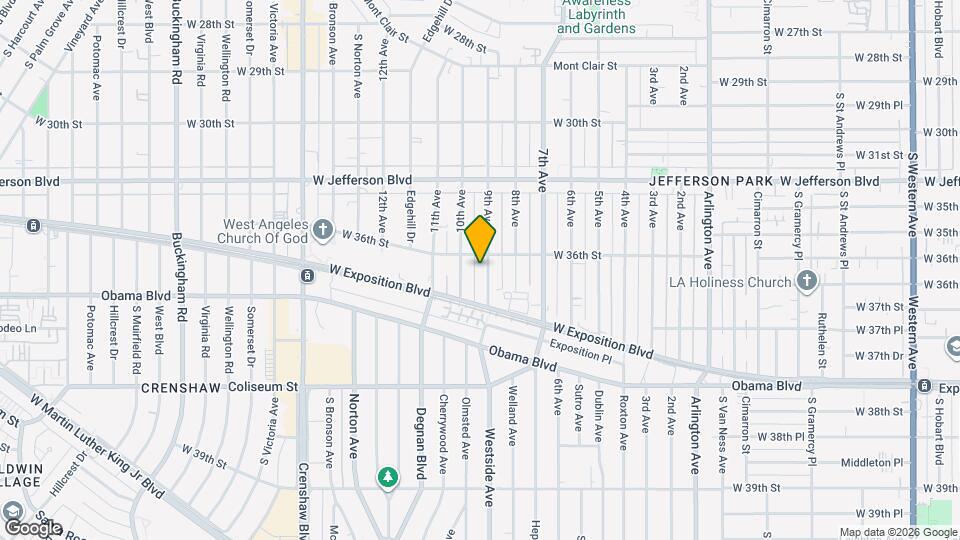 3619 9th Ave Map and Location Details