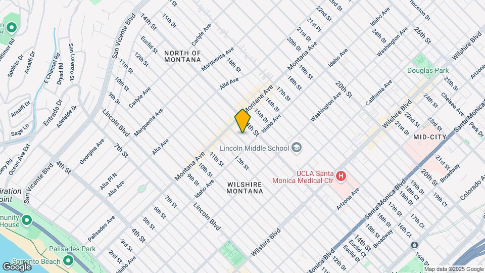 837 Euclid St Mapa y Detalles de la Ubicación