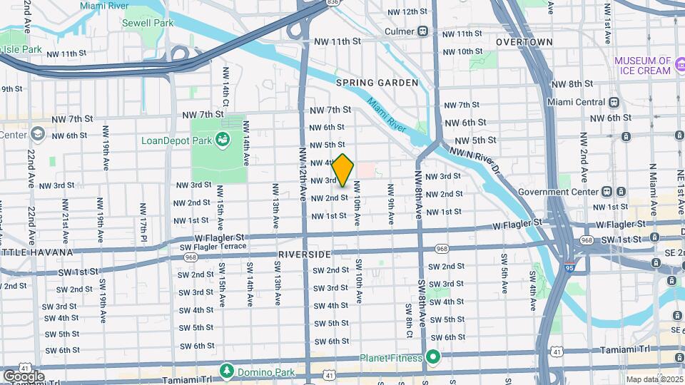 1043 NW 2nd St Map and Location Details