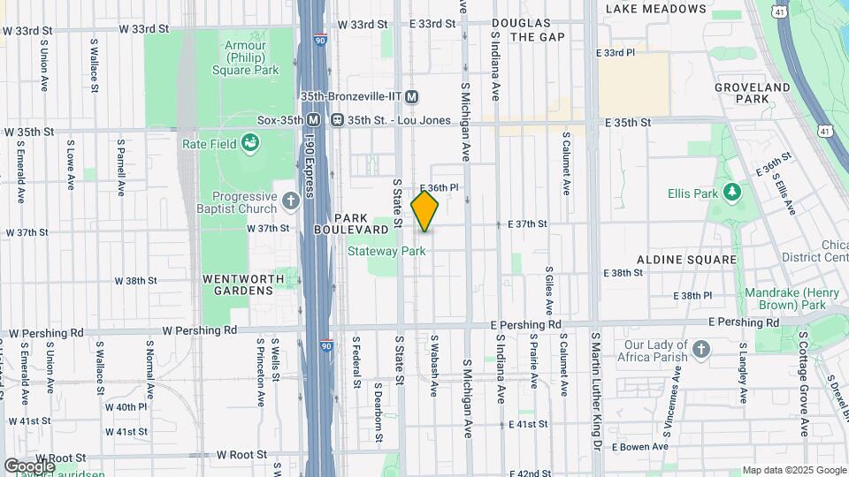 3716 S Wabash Ave Map and Location Details