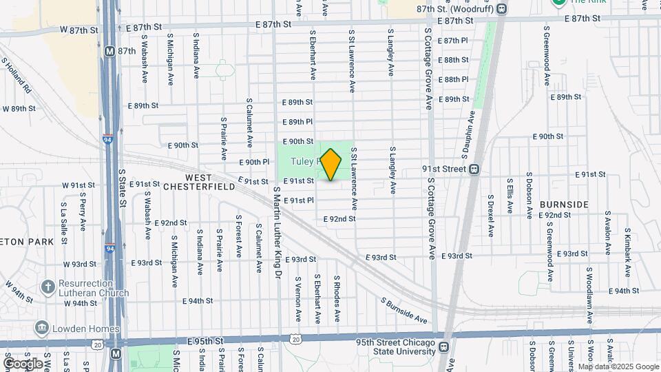 521 E 91st St Map and Location Details