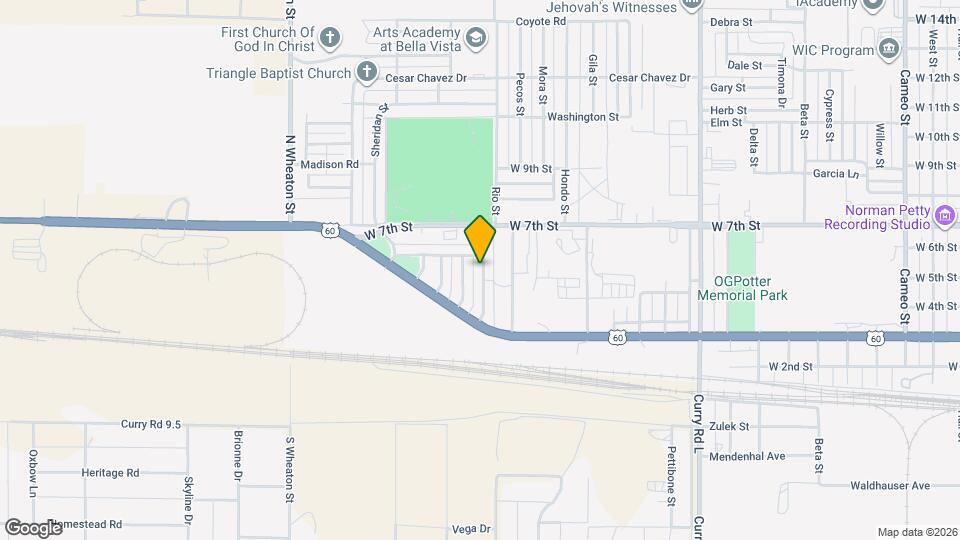 208 Lincoln Ave Map and Location Details