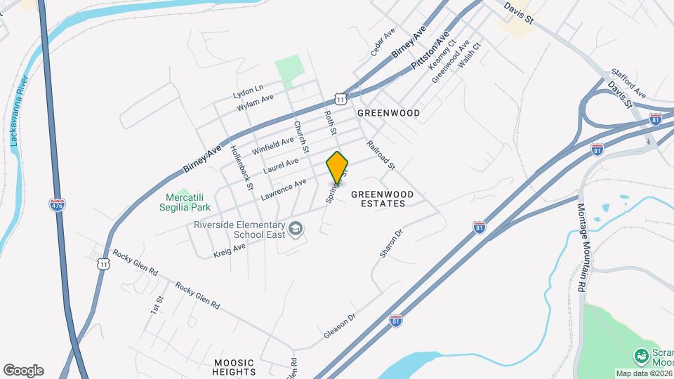 3603 Springer St Map and Location Details