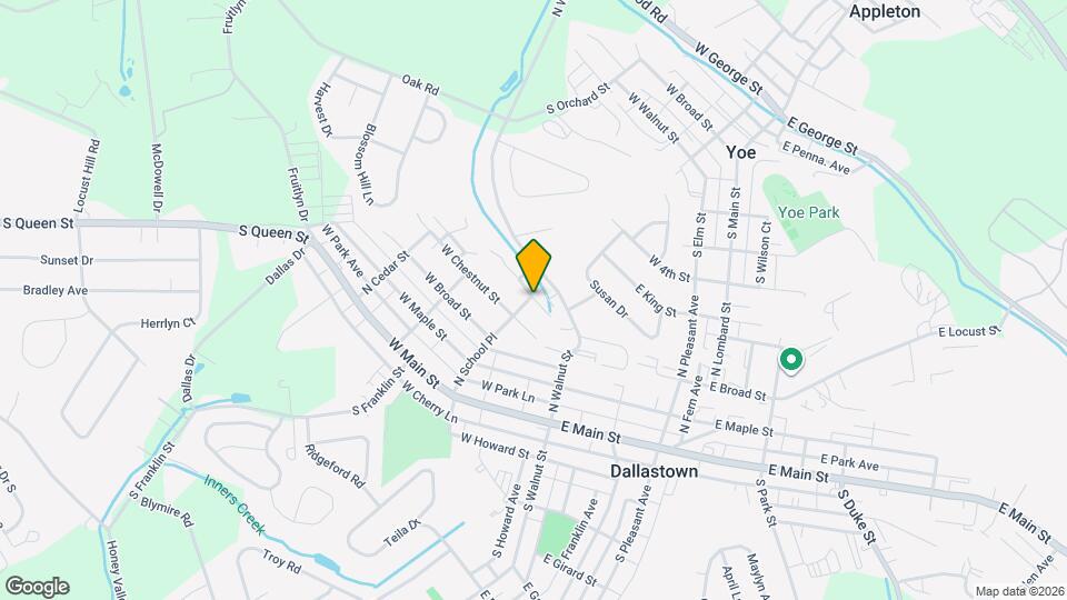 343 N School Pl Map and Location Details