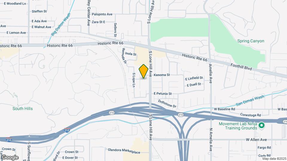 1836 E Linfield St Map and Location Details
