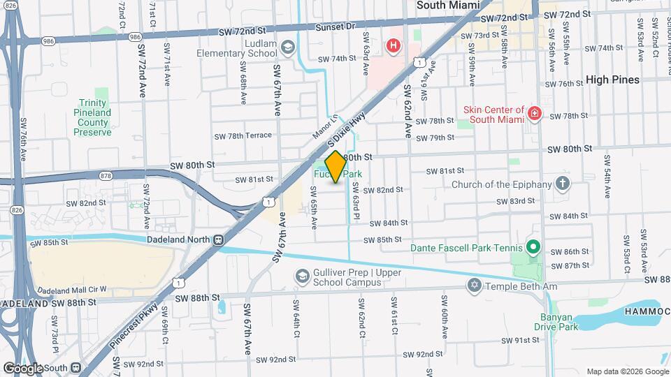 6425 SW 82nd St Mapa y Detalles de la Ubicación