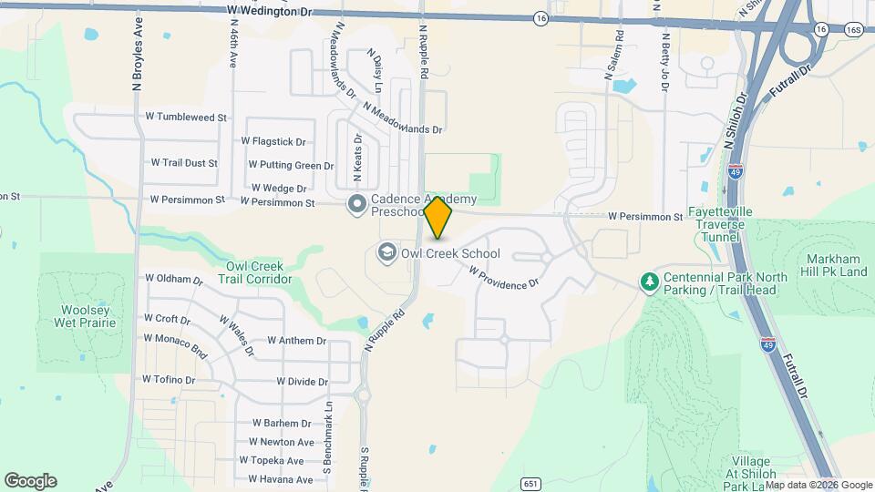 3960 W Mountain View Dr Map and Location Details