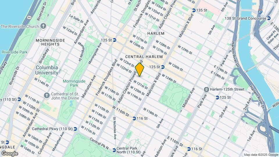 154 W 122nd St Map and Location Details