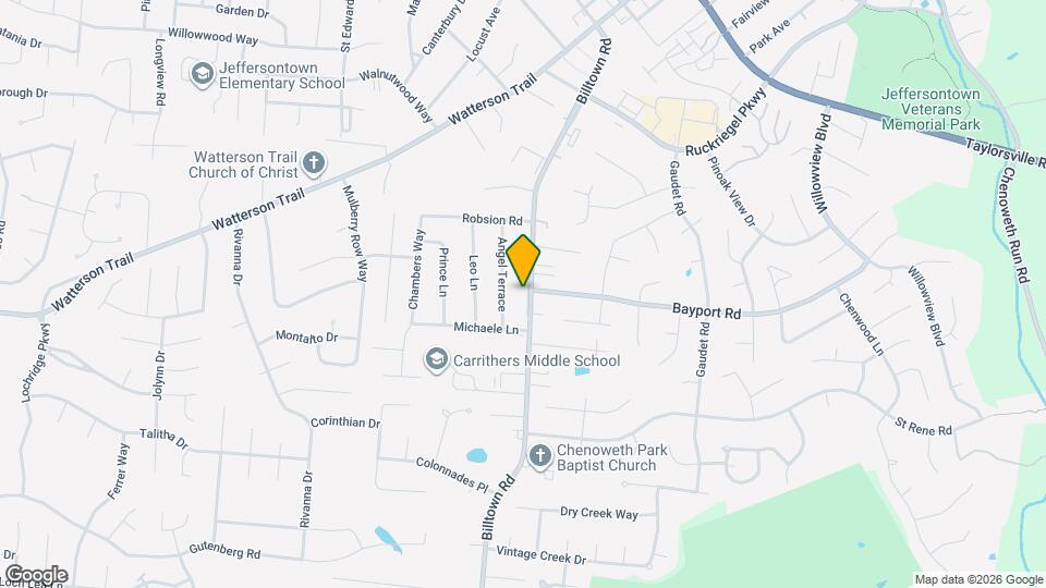 4206 Billtown Rd Map and Location Details