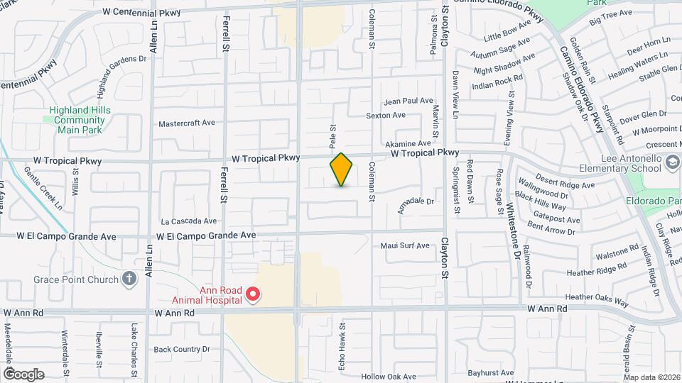 2603 Inlet Spring Ave Map and Location Details