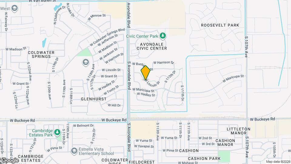 11369 W Lincoln St Map and Location Details