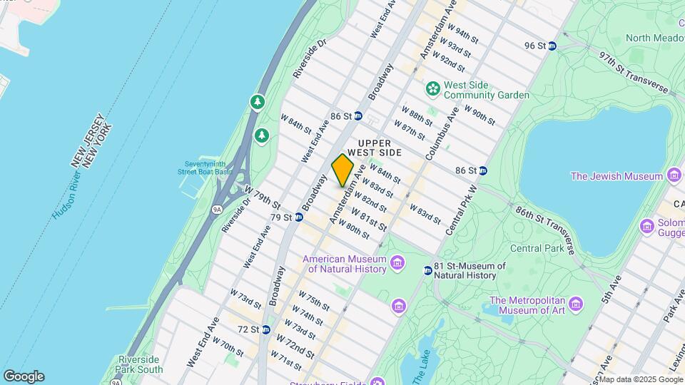 450 Amsterdam Ave Mapa y Detalles de la Ubicación